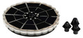Fontene med solceller Ø16,5 cm – Garden